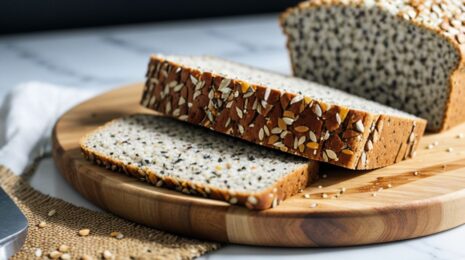 Безглютеновый хлеб с семенами чиа и льна