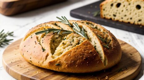 Хлеб с оливками и розмарином – средиземноморский вкус