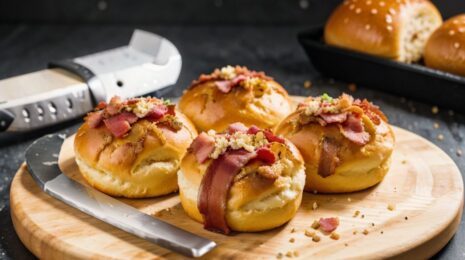 Булочки с беконом