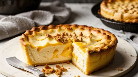 Сладкий сырный пирог