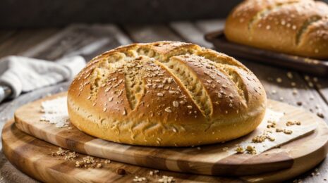 Хлеб для правильного питания из разного вида муки и геркулеса