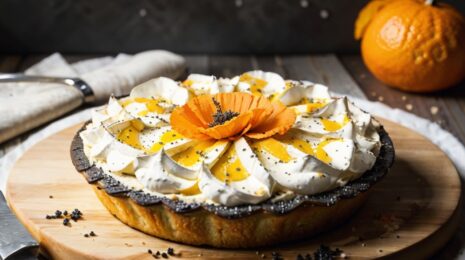 Апельсиновый пирог с маком