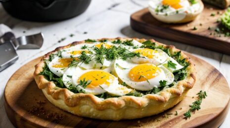 Пироги с капустой, зеленью и яйцом