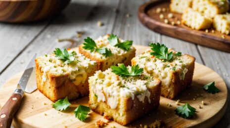 Сухарики с чесноком и паприкой