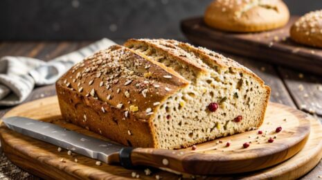 Ржаной хлеб с клюквой и анисом.