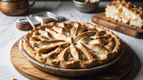 Яблочный пирог на кефире