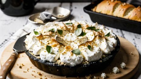 Пирог с маком и творогом