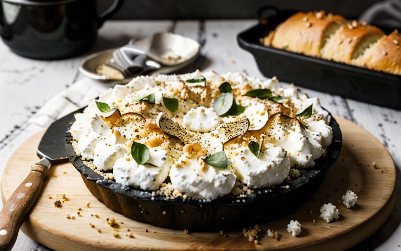 Пирог с маком и творогом