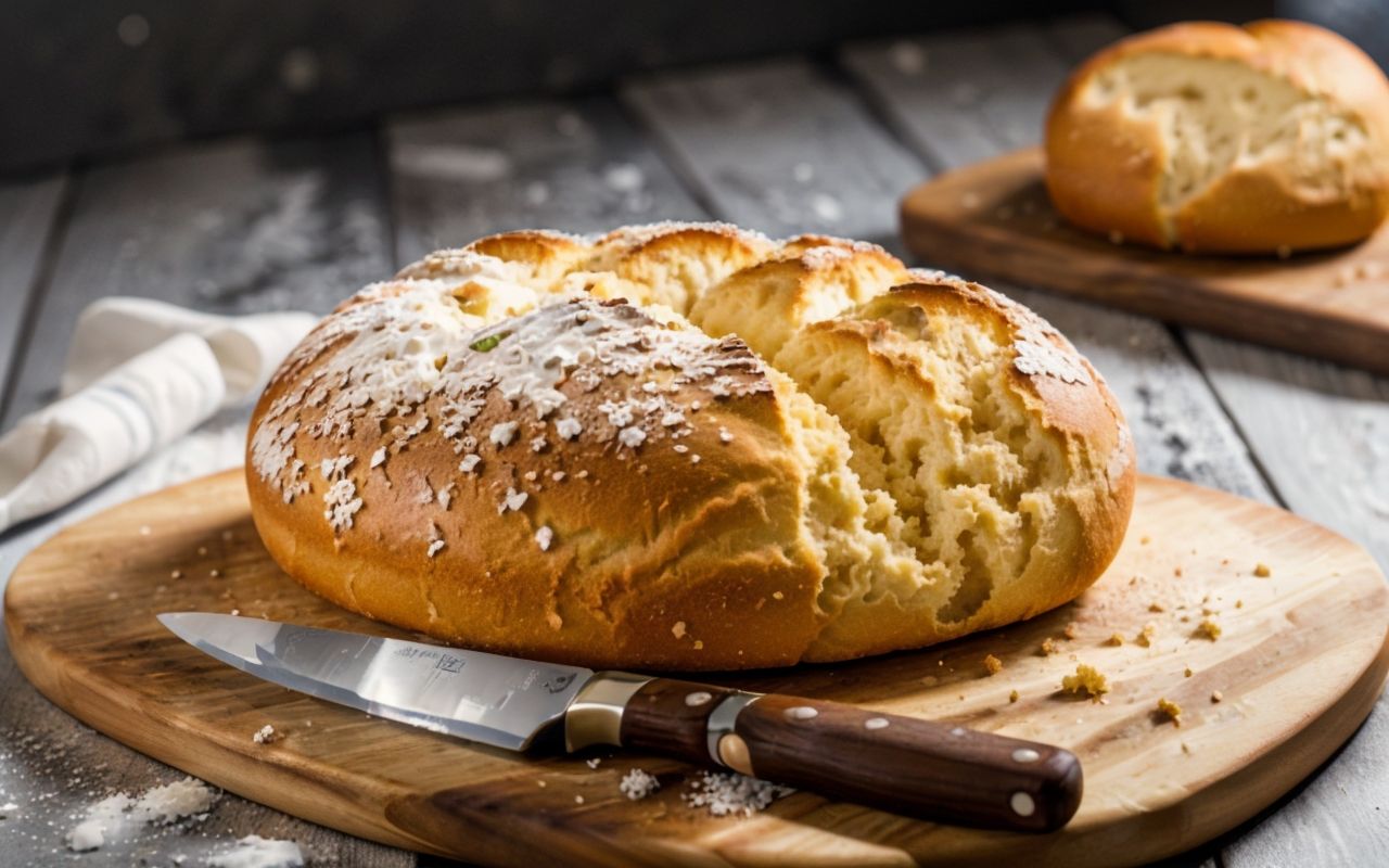 Итальянский молочный хлеб